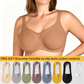 ⏳ Last Day of the Sale🖤Women's Elegant Sheer Full Coverage Non-padded Plus Size Bra