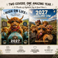 ✨️Surprise 60% Off！💥Each only ￡9.98🐮May 2027 bring you booming luck！🔥2027 Funny Highland Cow Wall Calendar | A4 Hanging Calendar |