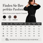 📢📢50%Rabatt!!!🎉✨Eleganter Damen-Zweiteiler: Rollkragen-Shirt & Hose mit hohem Bund