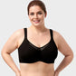 ⏳ Last Day of the Sale🖤Women's Elegant Sheer Full Coverage Non-padded Plus Size Bra