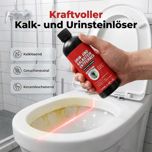 ❤️🔥 Kraftvoller Kalk- und Urinsteinlöser 🏠🚽  neutralisiert Gerüche, reinigt porentief, schützt Keramik vor Kratzern, wirkt sekundenschnell, ohne Schrubben