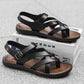 【⏰Begrenztes Angebot – 50 % Rabatt!】Herren Römersandalen Sommer Lässig Weiche Sohle Strandschuhe