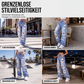 👖 50 % RABATT | Lässiger Streetstyle mit Charakter – Damen High-Waist Jeans mit weitem Bein & Destroyed-Details