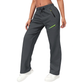🔥LETZTER TAG 50% RABATT!!🔥Damen Straight-Leg Cargohose – Elastischer Bund, 6 Taschen Freizeithose für Arbeit, Reisen & Alltag 👖✨
