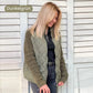 ✨ 50% RABATT! Gestrickte Patchwork-Pufferjacke für Damen ❄️